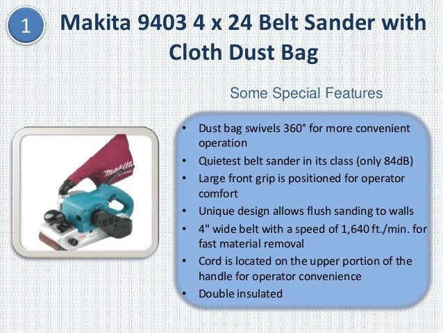 porter cable 3 inch belt sander