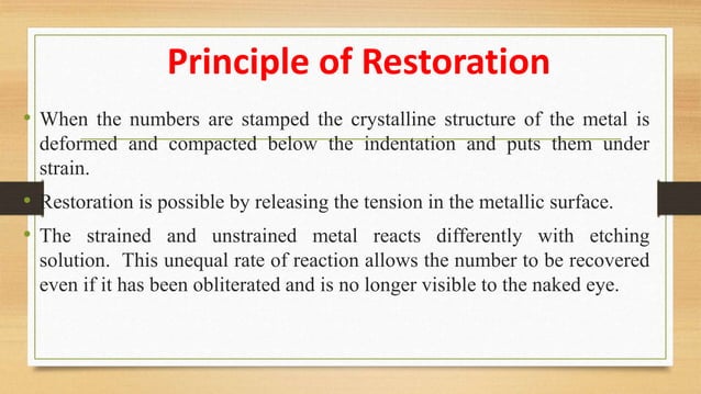 Forensic Importance of Tool marks. pptx. | PPTX | Chemistry | Science