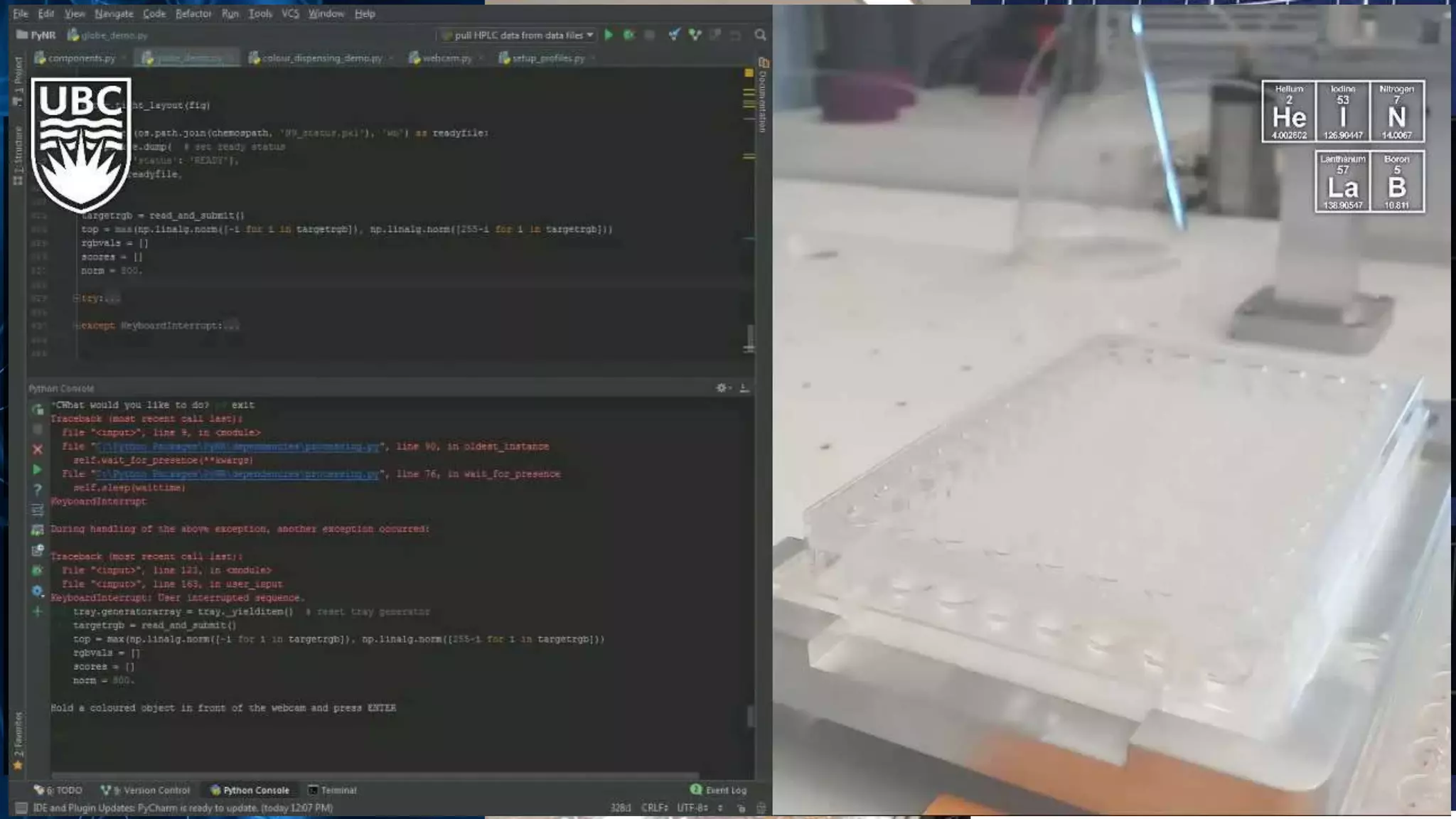 000
Jason Hein
Autonomous robots
for experimental
chemistry
Alán Aspuru-Guzik
Artificial intelligence to
predict materials
performance
Ada: An Autonomous Discovery Accelerator
Automated
Synthesis
Automated
Characterization
Screen
computationally
(AI + simulation)
36
Curtis Berlinguette
Clean energy
materials & device
fabrication
 
