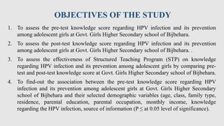 TOOL PRESENTATION 2 NAZIMA final.pptx ON HPV INFECTION | PPTX