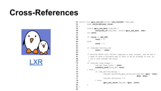 Cross-References
LXR
 