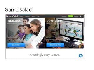 Learning Game Salad
http://learn.gamesalad.com/all-courses/
 