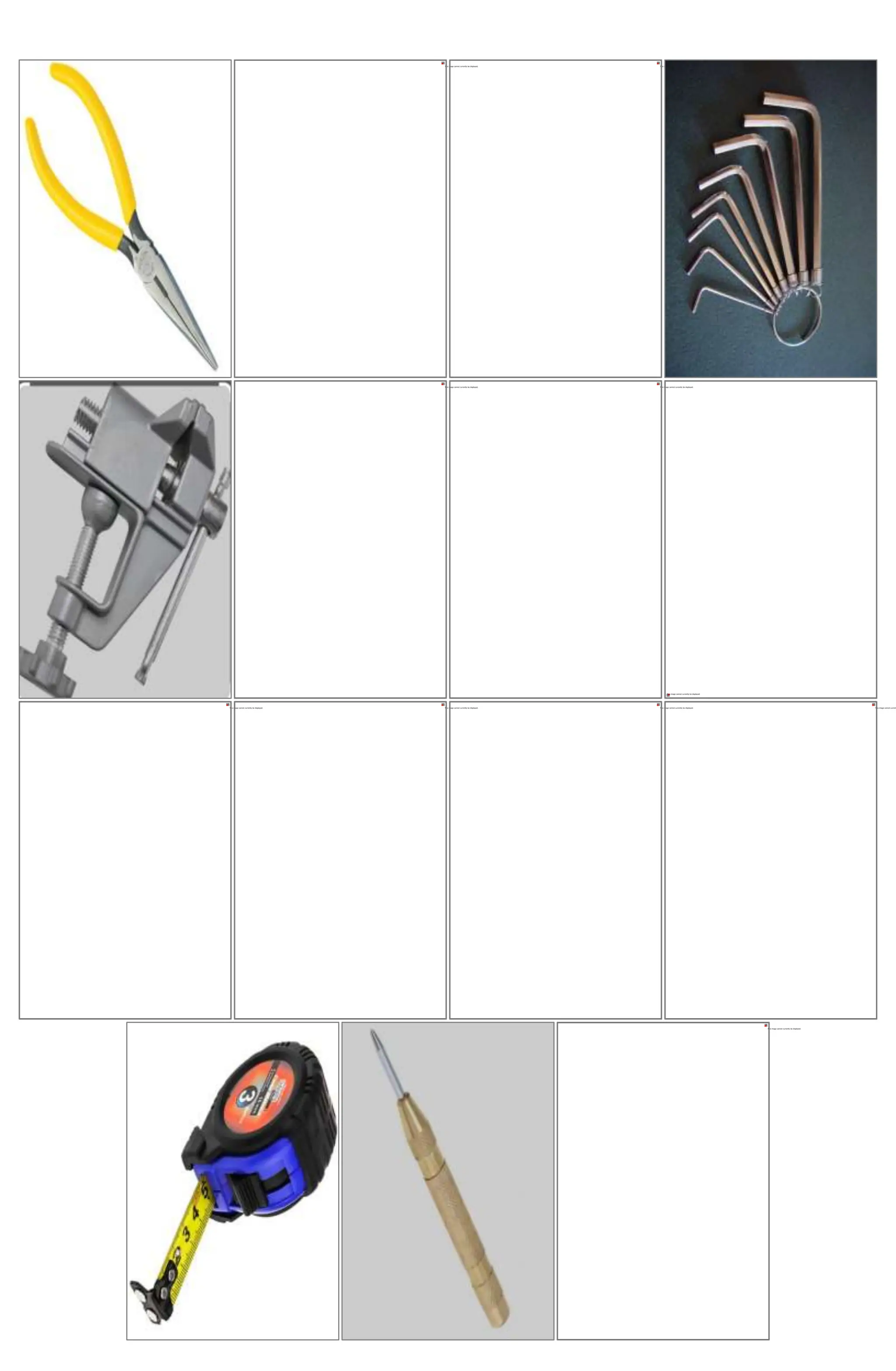 AUTOMOTIVE TOOLS CUTTING CLEANING MEASURING | DOCX