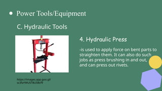 ELECTRICAL TOOLS AND EQUIPMENT (HAND, POWER, MEASURING TOOLS) PPTX