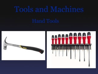 tools and machines | PPT