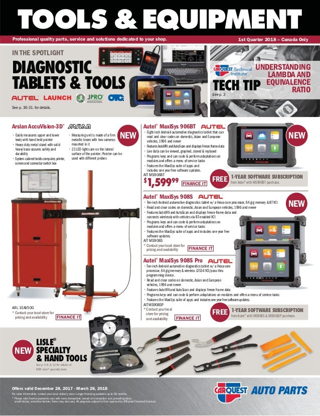 auto tools fyler carquest dtauto ca q1 2018 carquest sales flyer