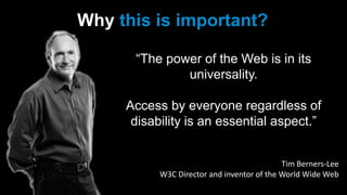Practical tools for Web Accessibility testing | PPTX
