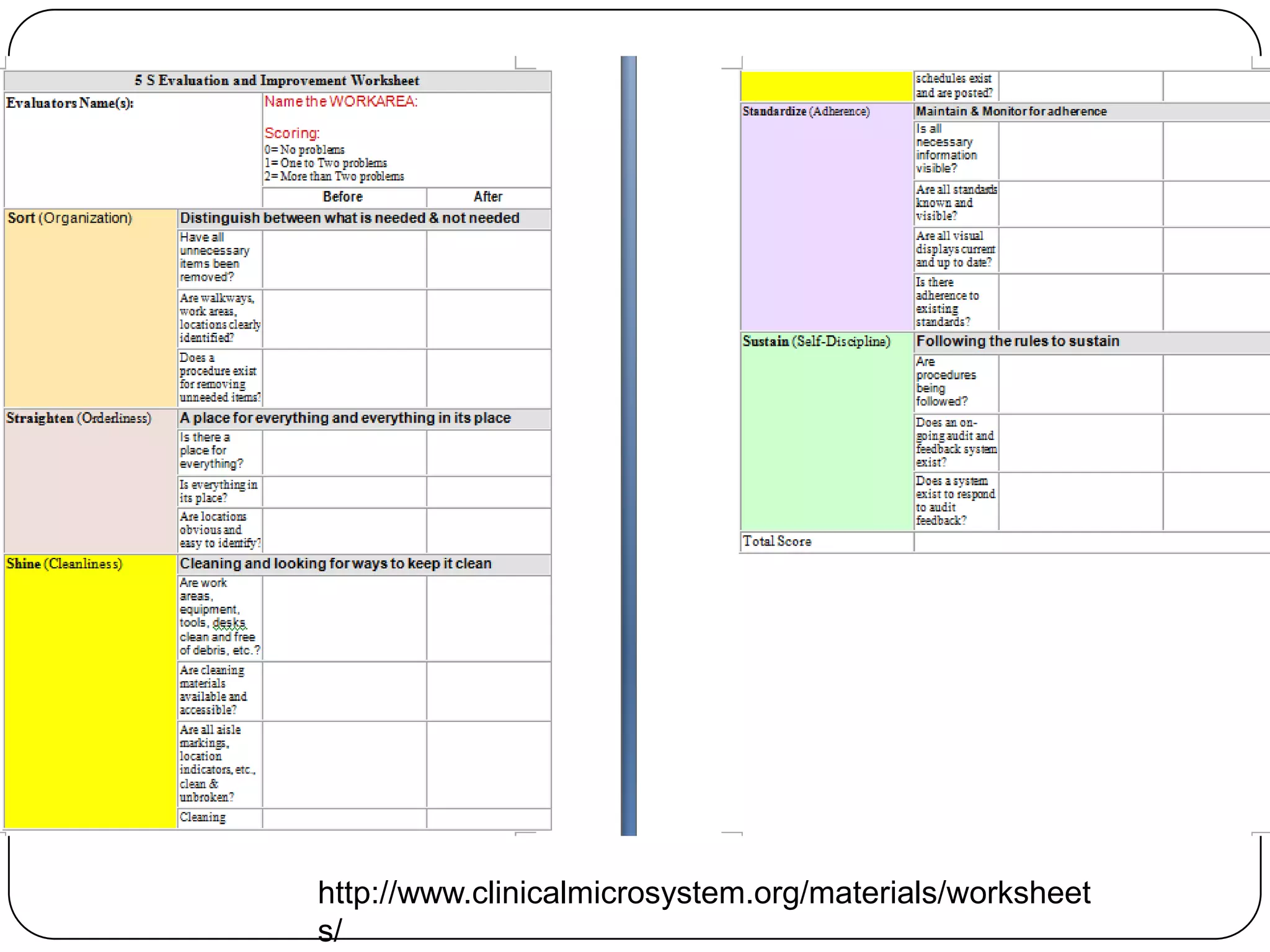 http://www.clinicalmicrosystem.org/materials/worksheet
s/
 