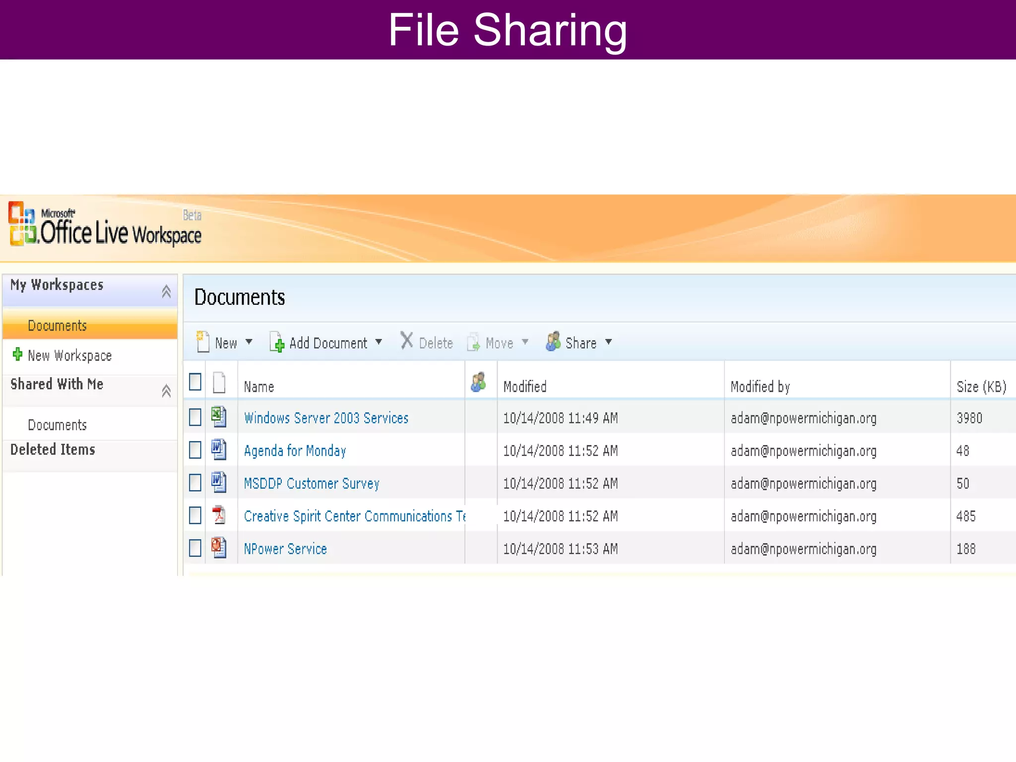 File Sharing 
