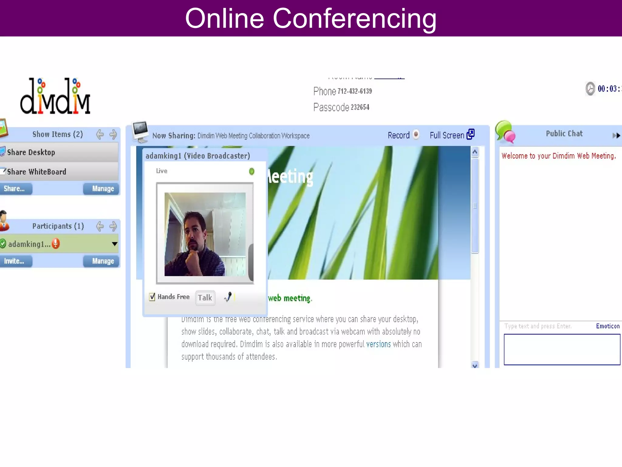 Online Conferencing 