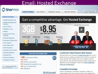 Email: Hosted Exchange 