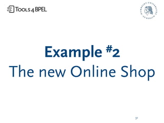 Example#2

The new Online Shop

                 31
 
