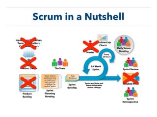 Scrum in a Nutshell
X
XXX
X
 