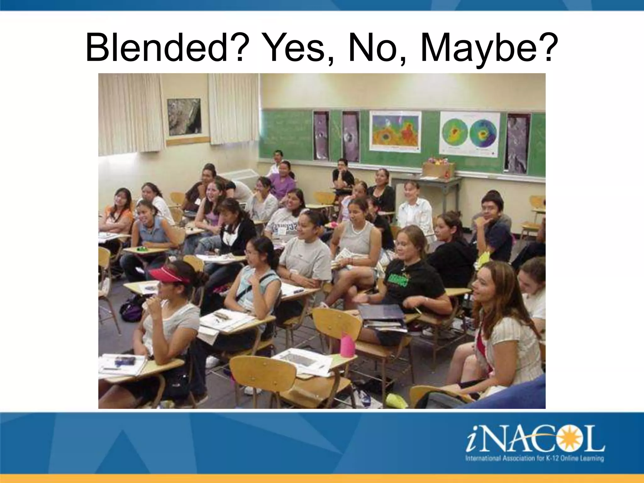 Blended? Yes, No, Maybe?

 