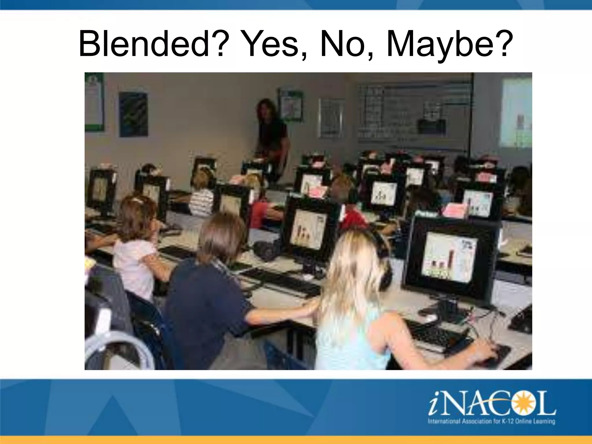 Blended? Yes, No, Maybe?

 