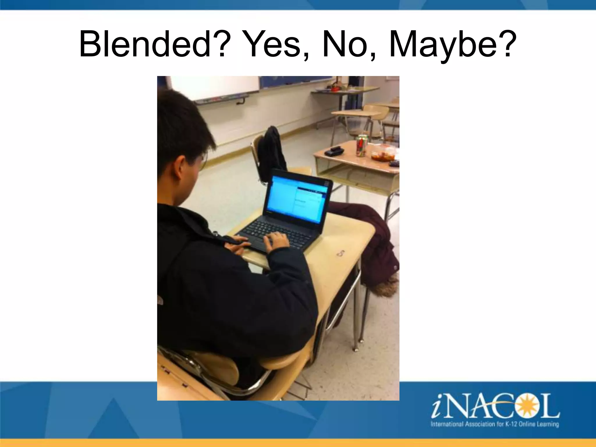 Blended? Yes, No, Maybe?

 