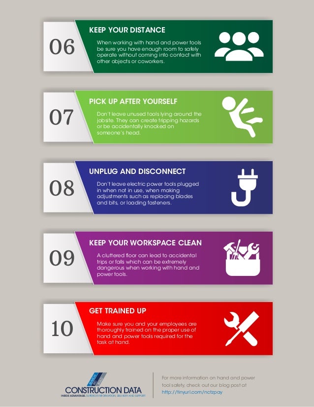 10 Safety Tips for Working with Hand and Power Tools