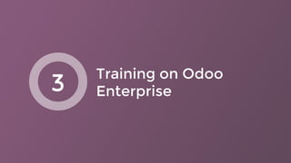 Training on Odoo
Enterprise3
 