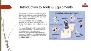 Tools and equipment | PPTX | Jewelry Making | Arts and Crafts
