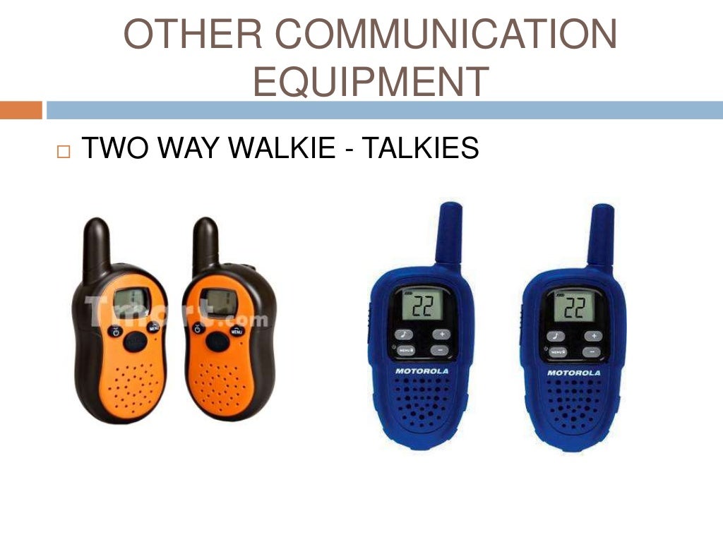 Tools and equipments used in front office