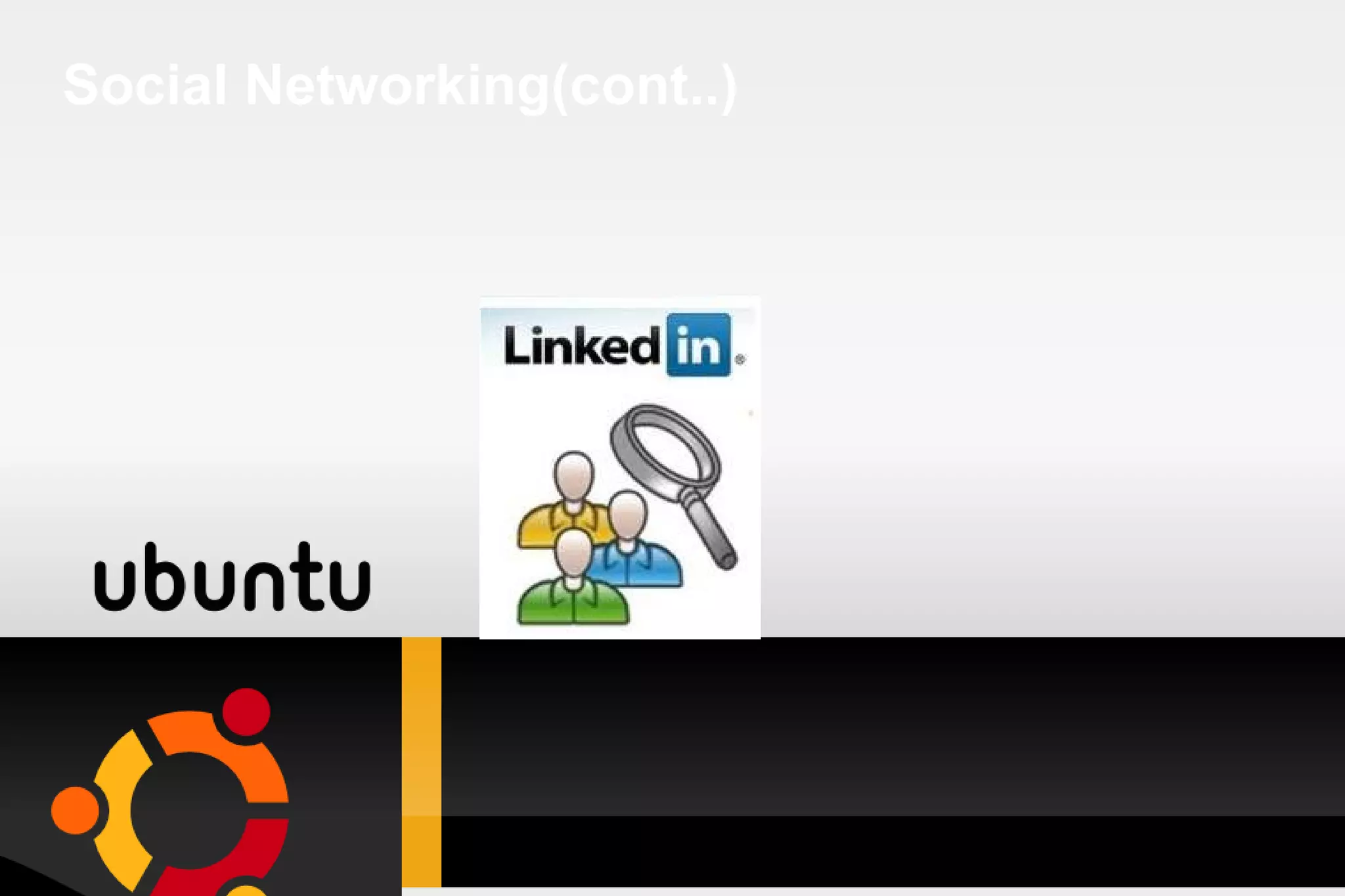 Social Networking(cont..) 