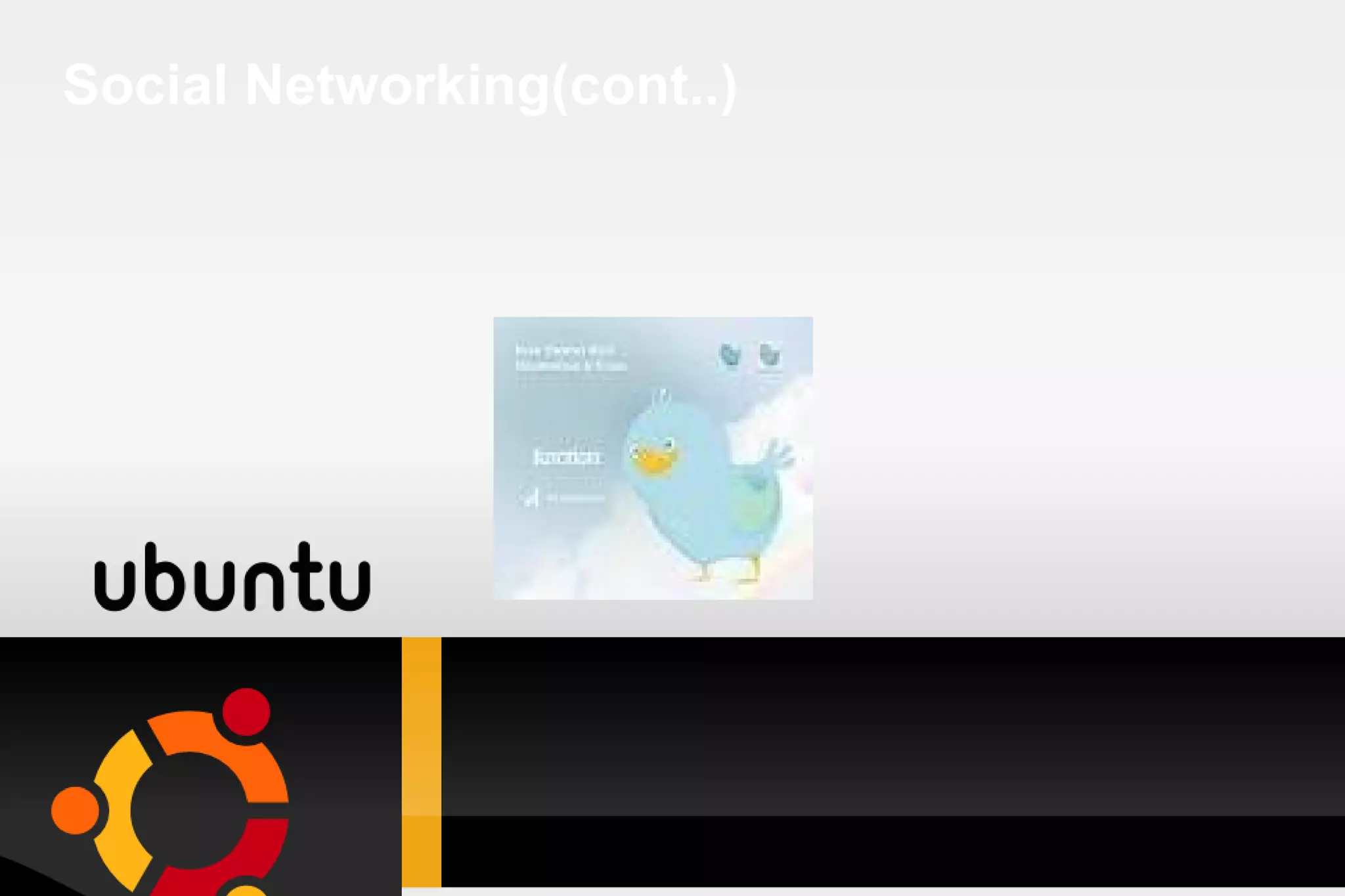 Social Networking(cont..) 