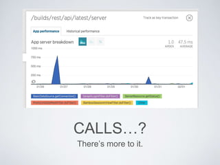 CALLS…?
There’s more to it.
 