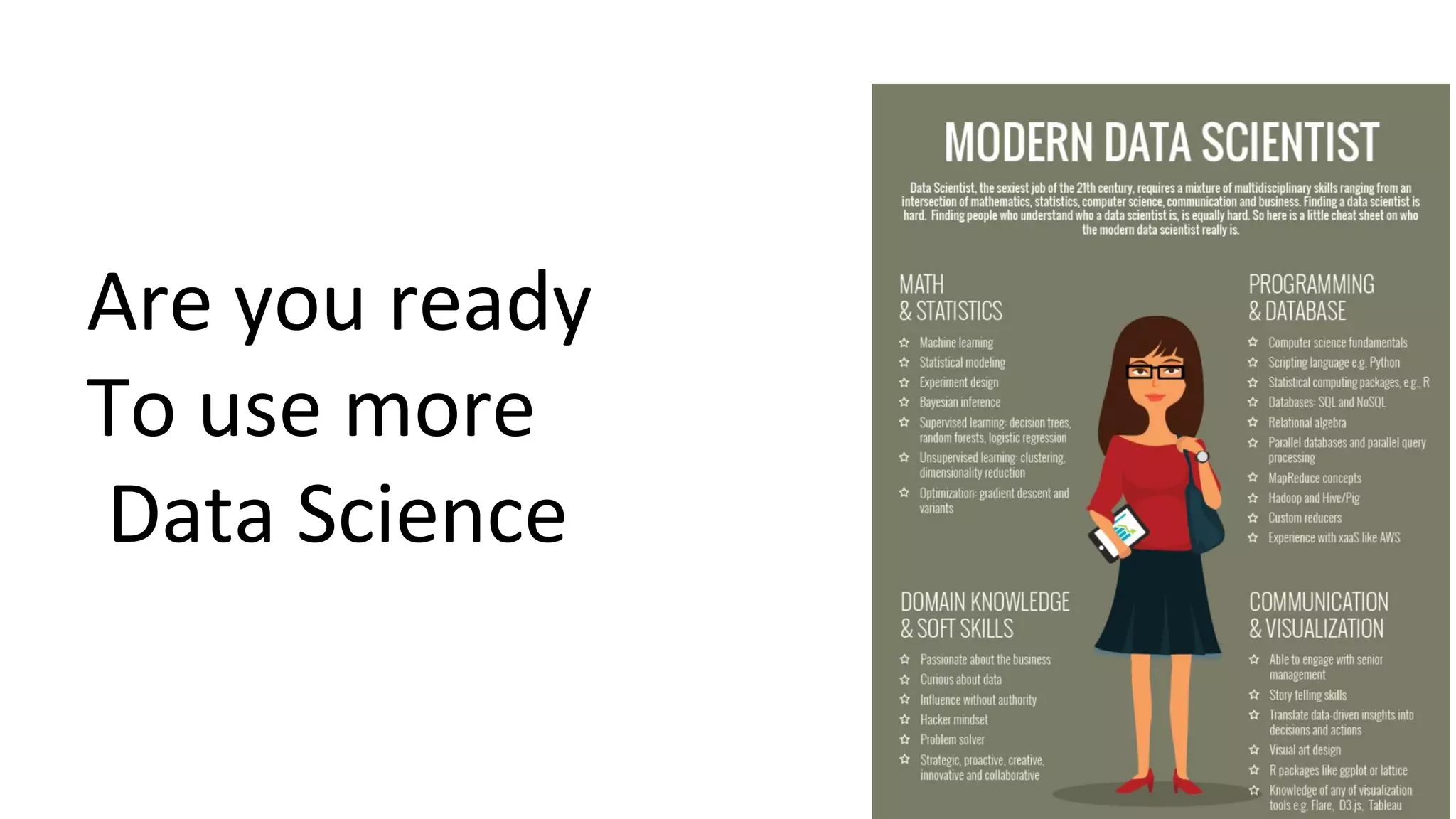 Tools and techniques for data science