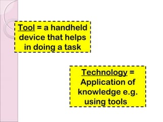 Tools and technology | PPT