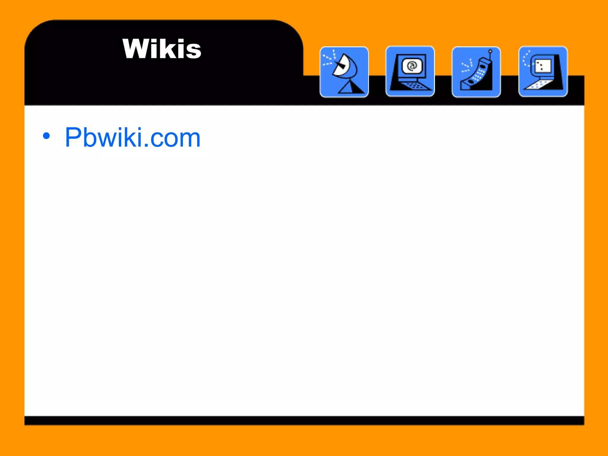 Wikis Pbwiki.com 