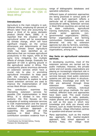 Tools for climate smart agriculture | PDF