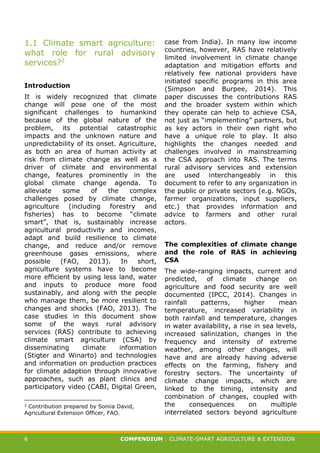 Tools for climate smart agriculture | PDF