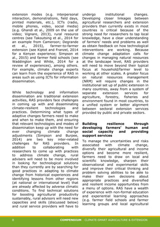 Tools for climate smart agriculture | PDF