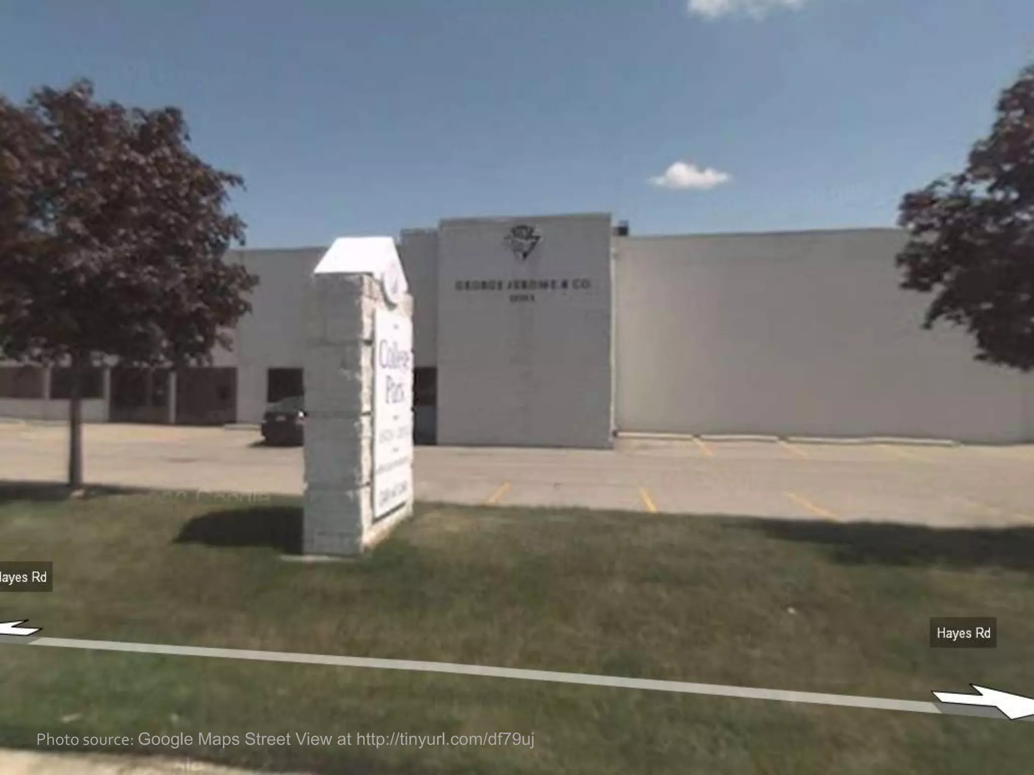 Photo source: Google Maps Street View at http://tinyurl.com/df79uj
