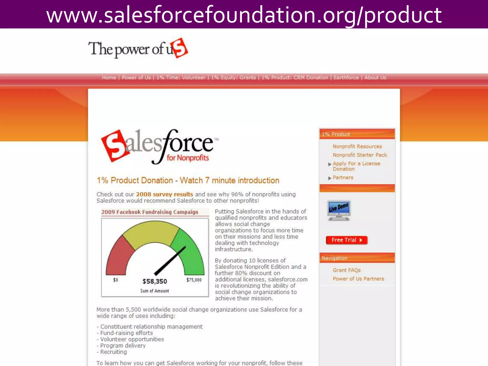 www.salesforcefoundation.org/product