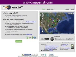 www.mapalist.com
