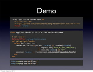 Demo




Thursday, September 22, 11
 