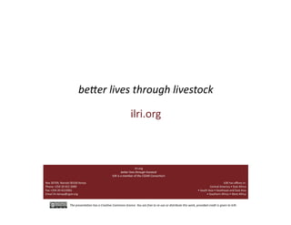 Tools for improving pastoral women’s access to land and resources