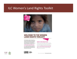 Tools for improving pastoral women’s access to land and resources