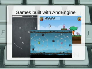 Games built with AndEngine
 