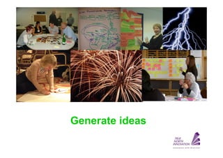 Generate ideas
 