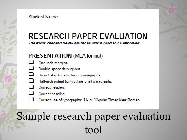 Phd thesis evaluation