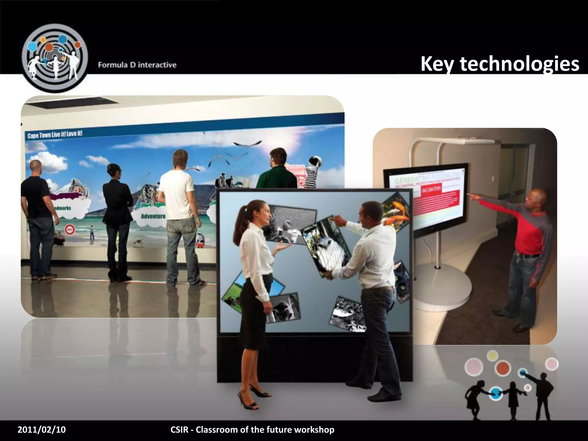 Key technologies




2011/02/10   CSIR - Classroom of the future workshop
 