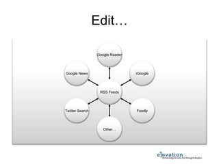 Edit… Google News Twitter Search Other… Feedly iGoogle Google Reader RSS Feeds 