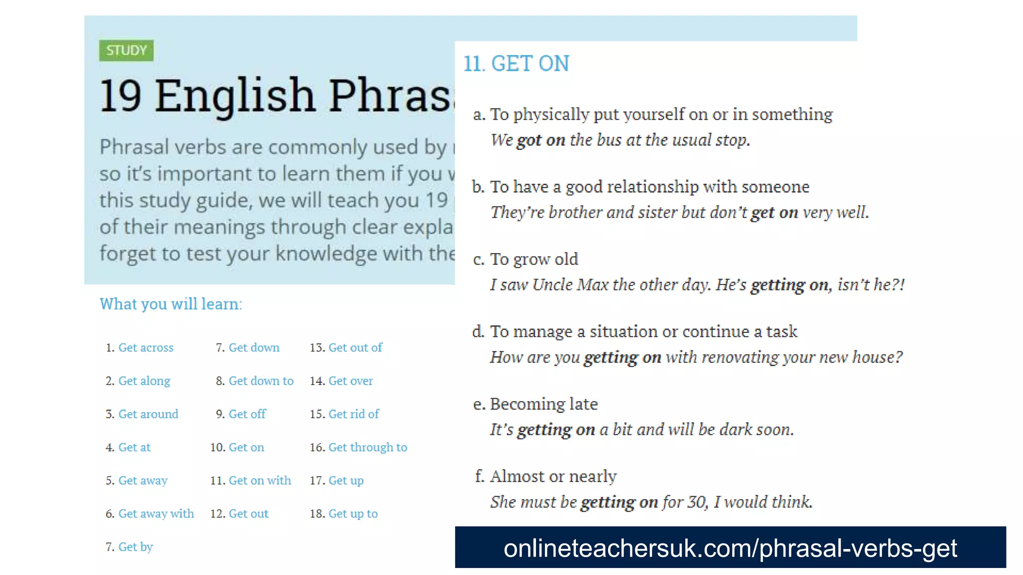 onlineteachersuk.com/phrasal-verbs-get
 