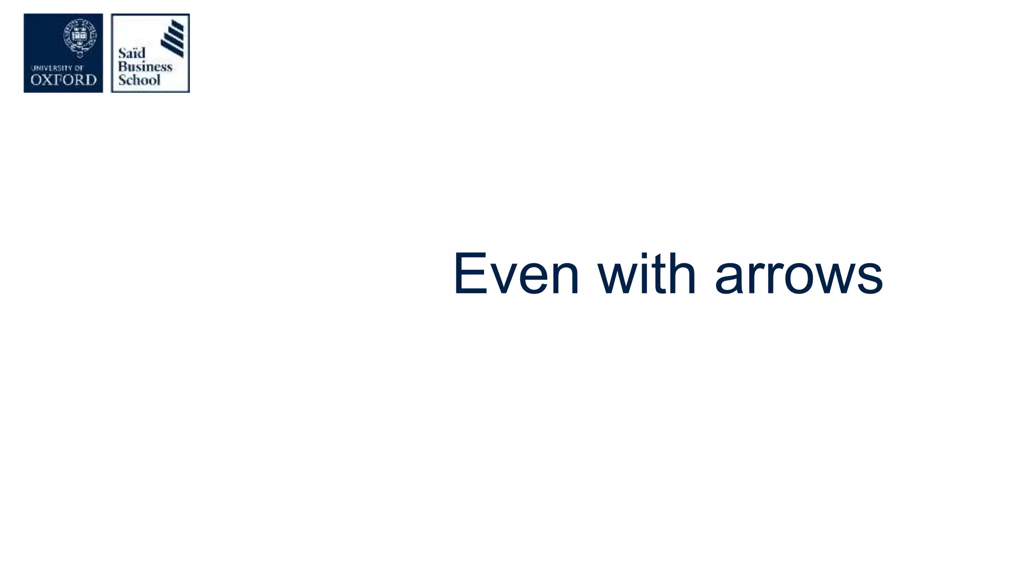 Even with arrows
 