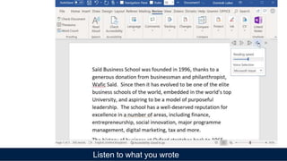 Listen to what you wrote
 