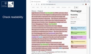Check readability
 
