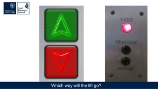 Which way will the lift go?
 