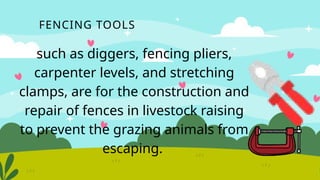 TOOLS IN poultry and livestock production.pptx